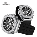  Naviforce NF8035 Silicone Strap Casual Watch