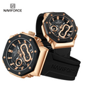  Naviforce NF8035 Silicone Strap Casual Watch