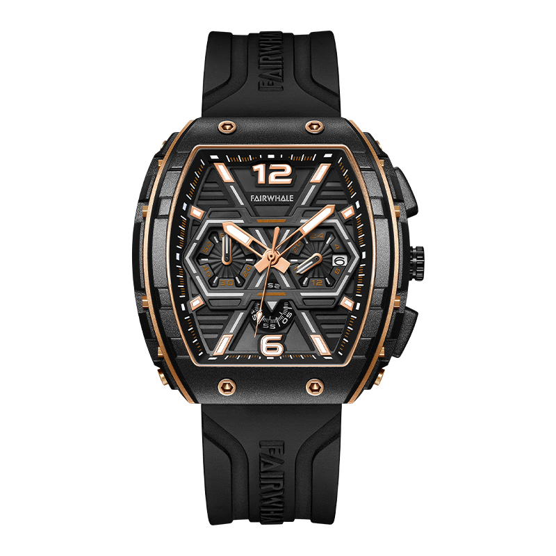 Luxury Skeleton Chronograph Men's Quartz Watch - Bolt Watches