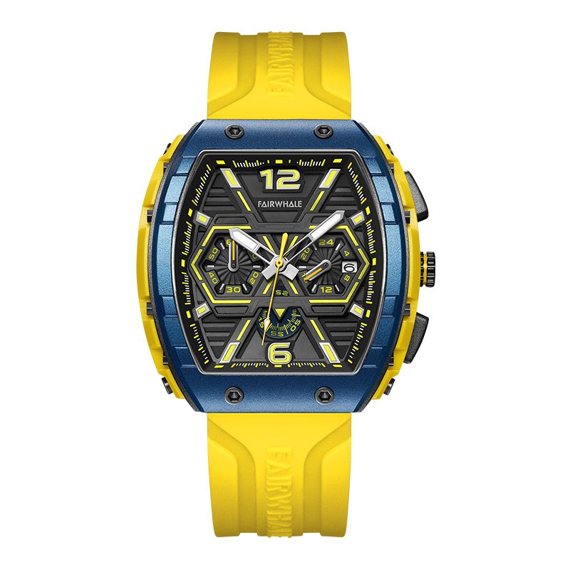 Luxury Skeleton Chronograph Men's Quartz Watch - Bolt Watches