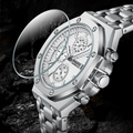 Luxury Stainless Steel Men's Quartz Watch - Bolt Waches